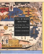 THE HUMAN RECORD  SOURCES OF GLOBAL HISTORY  SECOND EDITION