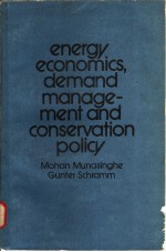 ENERGY ECONOMICS， DEMAND MANAGE-MENT AND CONSERVATION POLICY MOHAN MUNASINGHE GUNTER SCHRAMM