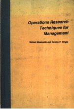 OPERATIONS RESEARCH TECHNIQUES FOR MANAGEMENT