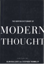 THE NORTON DICTIONARY OF MODERN THOUGHT