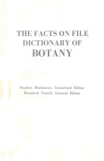 THE FACTS ON FILE DICTIONARY OF BOTANT