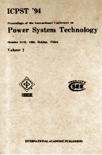 ICPST'94 Proceedings of the International Conference on Power System Technology October 18-21，1994.B