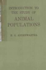 INTRODUCTION TO THE STUDY OF ANIMAL POPILATIONS