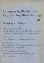 ADVANCES IN BIOCHEMICAL ENGINEERING BIOTECHNOLOGY 28