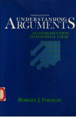 UNDERSTANDING ARGUMENTS  THIRD EDITION