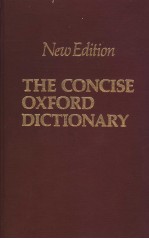 THE CONCISE OXFORD DICTIONARY OF CURRENT ENGLISH SIXTH EDITION