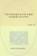 中国可持续城市化中的小城镇作用机制与综合评价