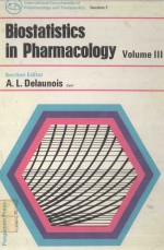 BIOSTATISTICS IN PHARMACOLOGY VOLUME 3