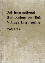 Third International Symposium on High Voltage Engineering Volume 1