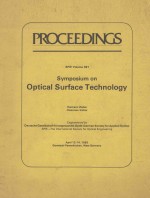 Sympsoium on Optical Surface Technology