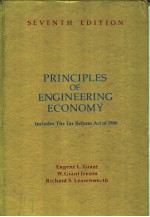 PRINCIPLES OF ENGINEERING ECONOMY  SEVENTH EDITION