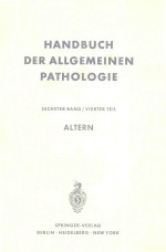 HANGBUCH DER ALLGEMEINEN PATHOLOGIE ALTERN