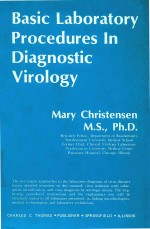 BASIC LABORATORY PROCEDURES IN DIAGNOSTIC VIROLOGY