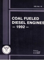 COAL FUELED DIESEL ENGINES 1992