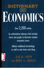 DICTIONARY OF ECONOMICS