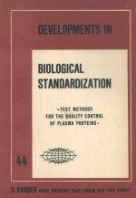 DEVELOPMENTS IN BIOLOGICAL STANDARDIZATION VOL.44