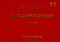 龙岩地区国民经济统计资料  1967年