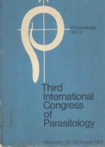 THIRD INTERNATIONAL CONGRESS OF PARASITOLOGY VOL.III