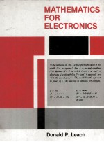 MATHEMATICS FOR ELECTRONICS