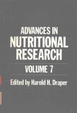 ADVANCES IN NUTRITIONAL RESEARCH VOLUME 7