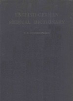 ENGLISH GERMAN MEDICAL DICTIONARY