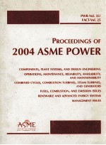 PROCEEDINGS OF 2004 ASME POWER