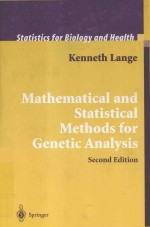 STATISTICS FOR BIOLOGY AND HEALTH KENNETH LANGE SECOND EDITION