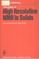 PRINCIPLES OF HIGH RESOLUTION NMR IN SOLIDS SECOND