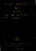 INDEX MEDICUS FOR WHO SOUTH EAST ASIA REGION