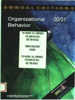 ANNUAL EDITIONS:ORGANIZATIONAL BEHAVIOR 2000/2001  FIRST EDITION