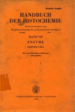 HANDBUCH DER HISTOCHEMIE BAND III ENZYME