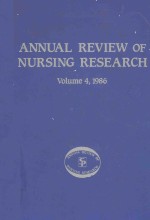 ANNUAL REVIEW OF NURSING RESEARCH VOLUME 4 1986