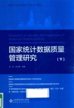 国家统计数据质量管理研究  下