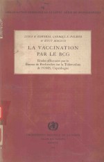 LA VACCINATION PAR LE BCG