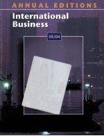 ANNUAL EDITIONS INTERNATIONAL BUSINESS 03/04