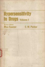 HYPERSENSITIVITY TO DRUGS VOLUME I