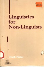 LINGUISTICS FOR NON-LINGUISTS