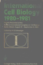 INTERNATIONAL CELL BIOLOGY 1980-1981