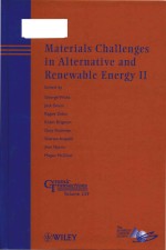 materials challenges in alternative and renewable energy ii a collection of papers presented at the 