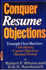 CONQUER RESUME OBJECTIONS