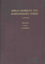 GMELIN HANDBUCH DER ANORGANISCHEN CHEMIE MANGAN TEIL C 4