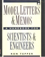 MODEL LETTERS AND MEMOS  A HANDBOOK FOR SCIENTISTS AND ENGINEERS