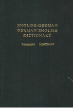 ENGLISH-GERMAN GERMAN-ENGLISH DICTIONARY  VOLUME 1