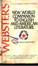 WEBSTER'S NEW WORLD COMPANION TO ENGLISH AND AMERICAN LITERATURE