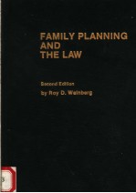 FAMILY PLANNING AND THE LAW  SECOND EDITION