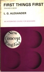 NEW CONCEPT ENGLISH  FIRST THINGS FIRST TEACHER'S BOOK