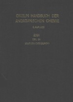 GMELIN HANDBUCH DER ANORGANISCHEN CHEMIE XINN TEIL C 6