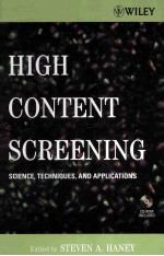 HIGH CONTENT SCREENING SCIENCE