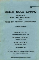 MILITARY BLOOD BANING