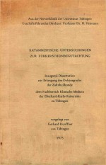 KATAMNESTISCHE UNTERSUCHUNGEN ZUR FUHRERSCHEINBEGUTACHTUNG